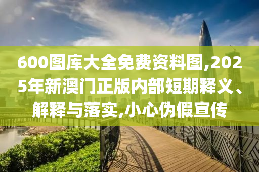 600圖庫(kù)大全免費(fèi)資料圖,2025年新澳門(mén)正版內(nèi)部短期釋義、解釋與落實(shí),小心偽假宣傳